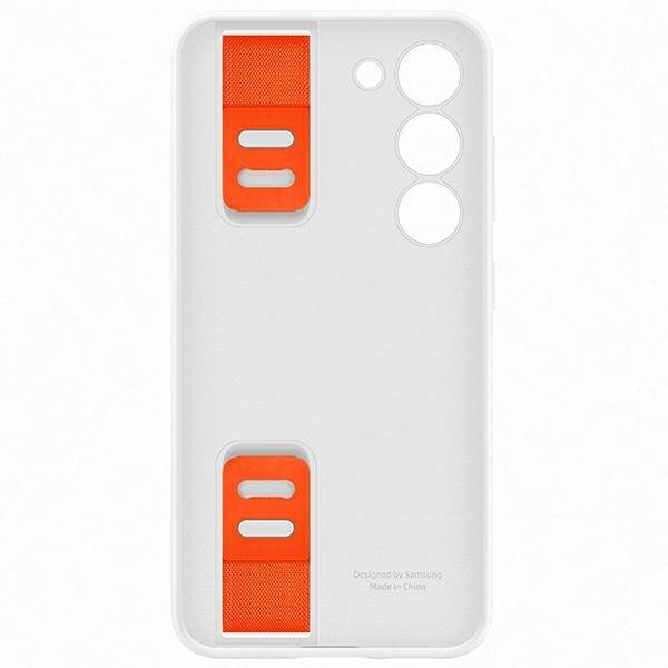 SAMSUNG ETUI SILICONE GRIP CASE FOR GALAXY S23 WHITE BOX