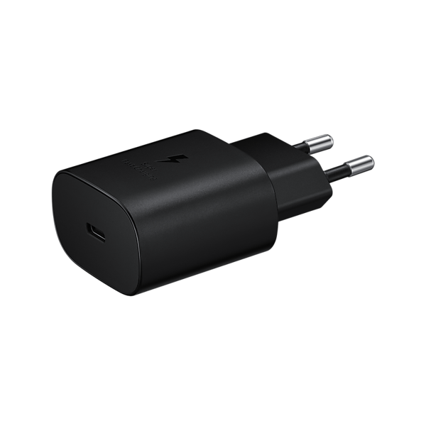 SAMSUNG  POWER CHARGER EP-TA800NBE USB-C FAST CHARGE 25W GP-PTU021SOABQ BLACK BULK