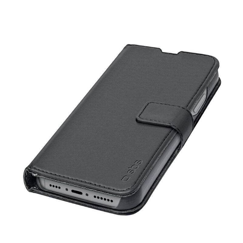 SBS Book Wallet Case with stand function for iPhone 15 Pro Max