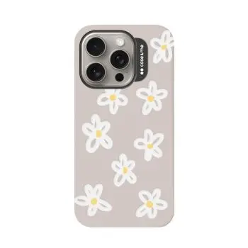 SBS CASEME - Silicone cover iPhone 15 Pro - Daisies