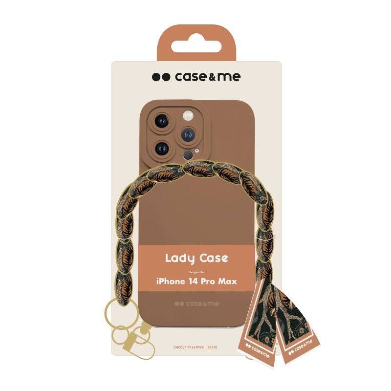 SBS Lady Case With wrist chain and foulard, for iPhone 14 Pro Max