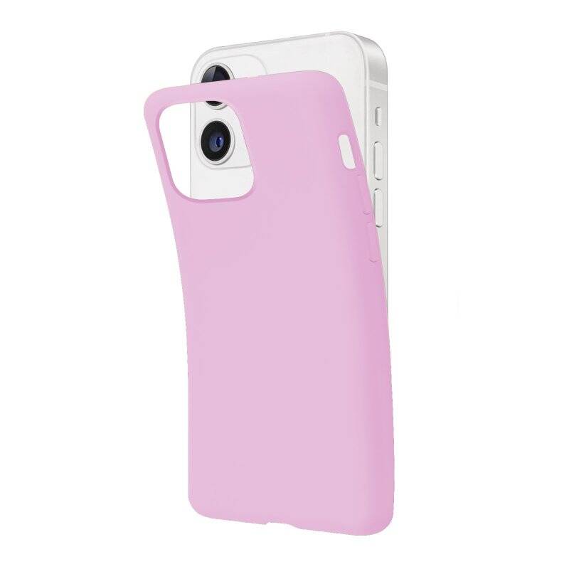 SBS Light Pink Rainbow Cover Soft case for iPhone 12 Pro Max