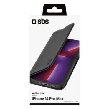 SBS Lite Book Case Book-style design, for iPhone 14 Pro Max