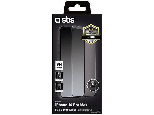 SBS Protective Full Cover Glass for Apple iPhone 14 Pro Max