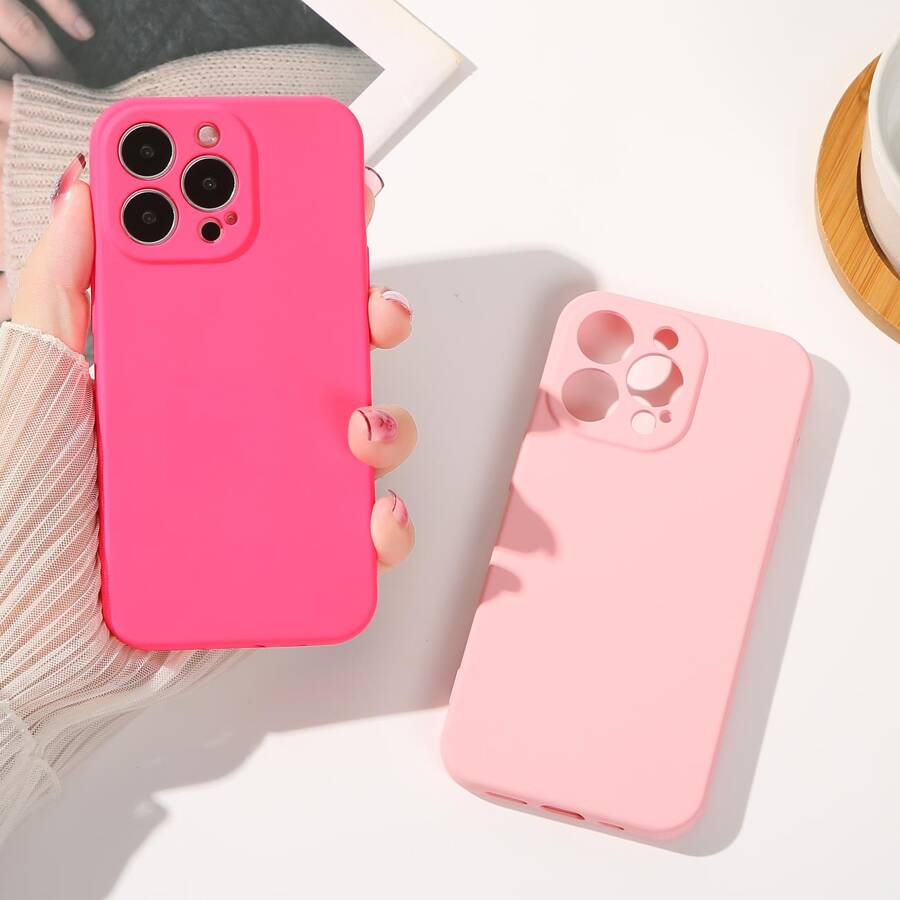 SILICONE CASE CASE FOR IPHONE 14 PLUS SILICONE COVER PINK