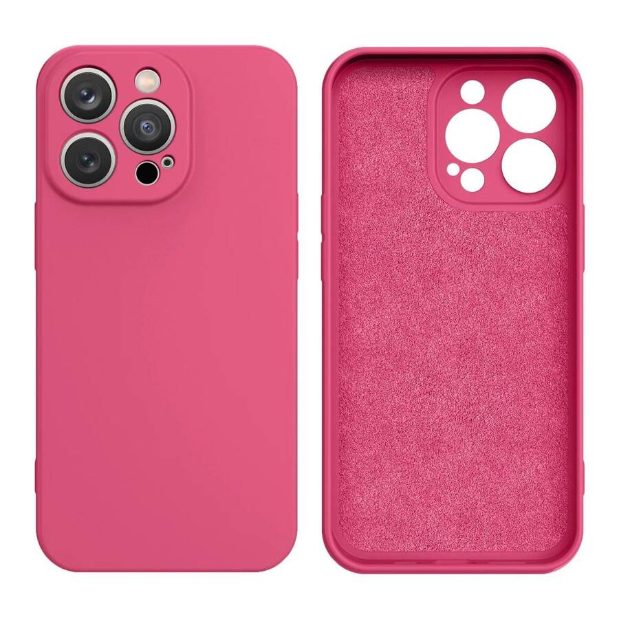 SILICONE CASE FOR IPHONE 13 PRO MAX FUCHSIA SILICONE CASE