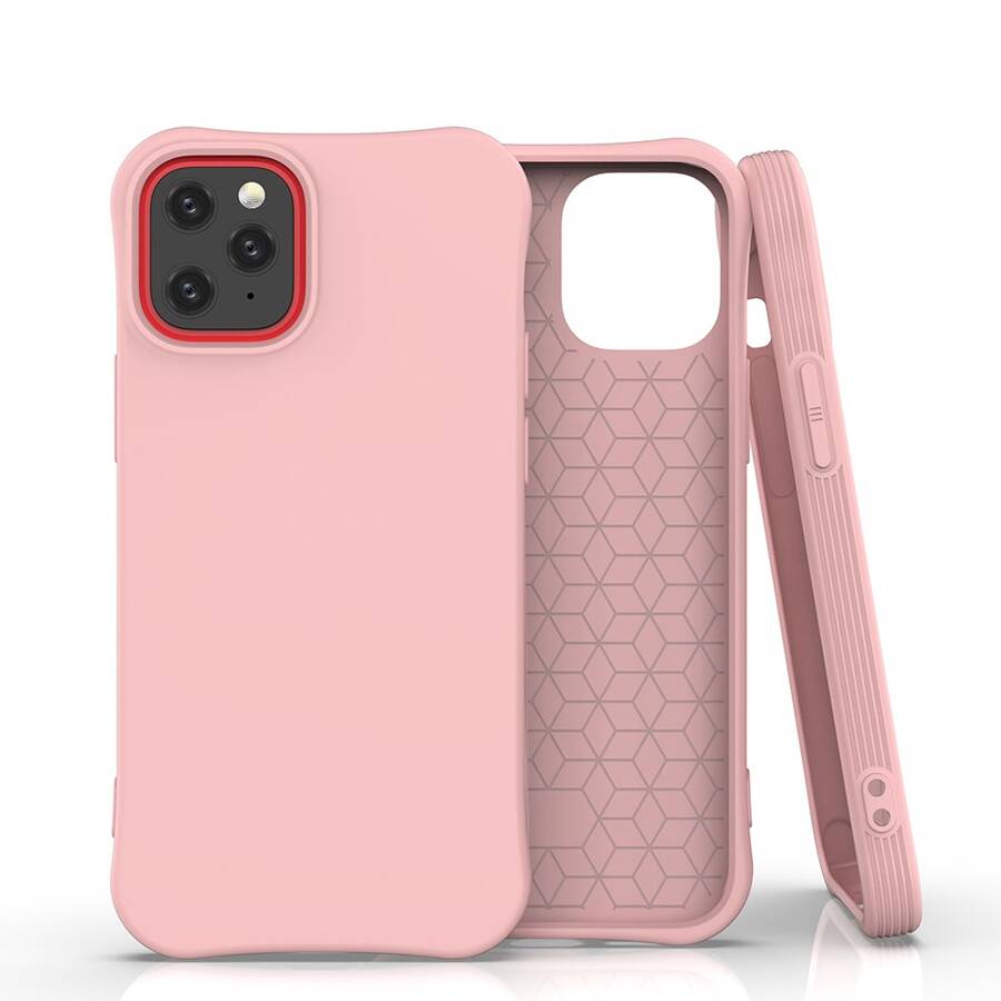 SOFT COLOR CASE FLEXIBLE GEL CASE FOR IPHONE 12 MINI PINK