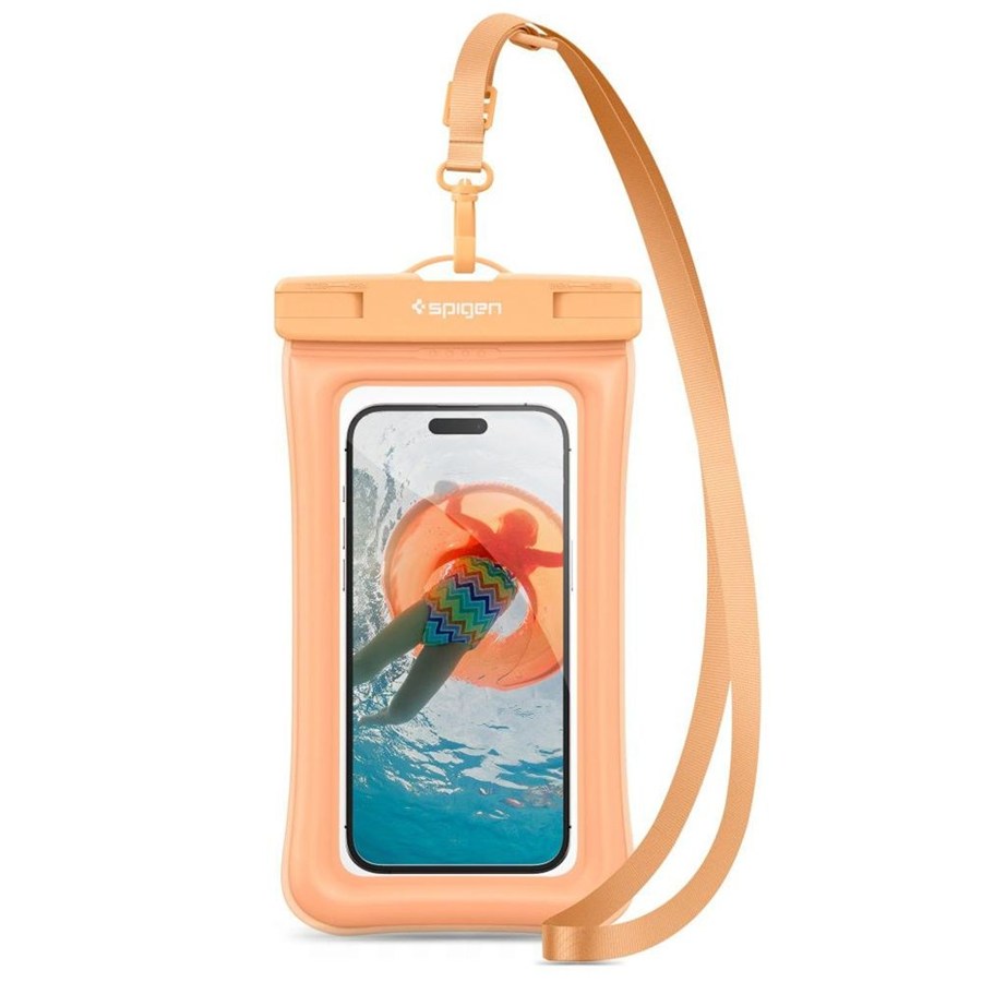 SPIGEN A610 UNIVERSAL WATERPROOF FLOAT CASE APRICOT