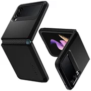 SPIGEN GALAXY FLIP 3 2021 CASE TOUGH ARMOR BLACK