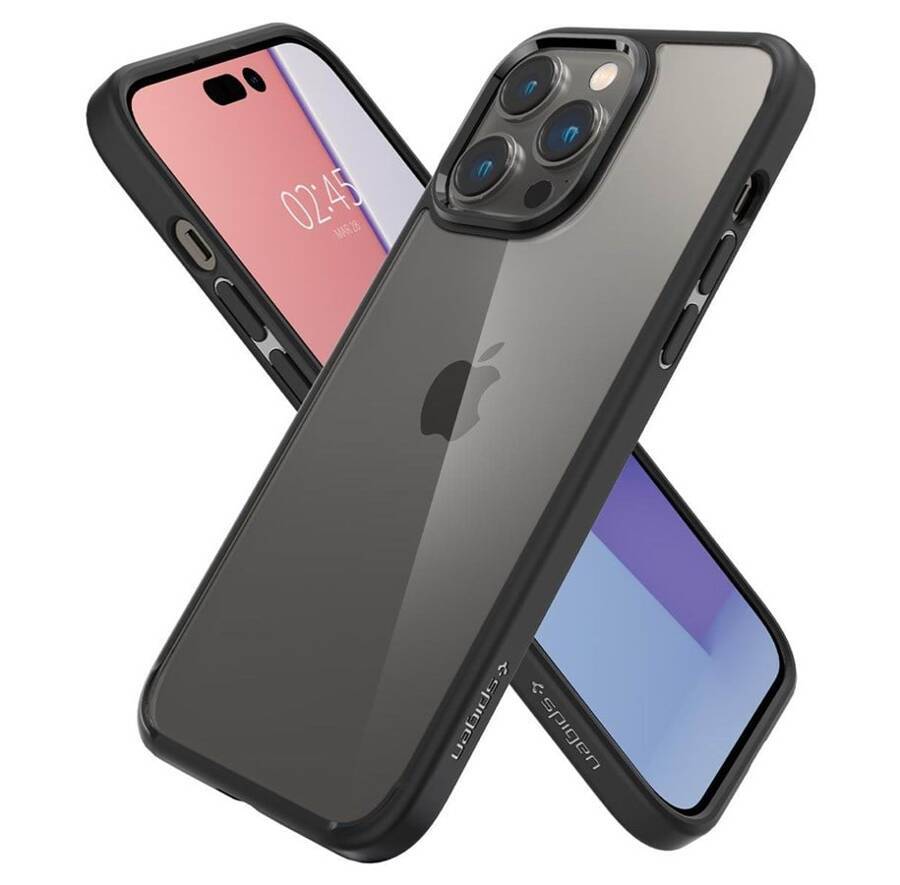 SPIGEN IPHONE 14 PRO CRYSTAL ULTRA HYBRID MATTE BLACK (2022)