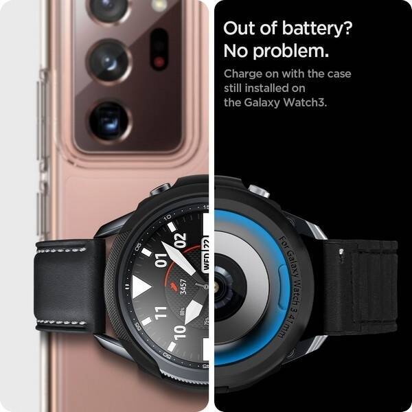 SPIGEN LIQUID AIR GALAXY WATCH 3 41MM MATTE BLACK