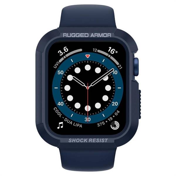 SPIGEN RUGGED ARMOR APPLE WATCH 4 / 5 / 6 / 7 / SE (44 / 45 MM) NAVY BLUE