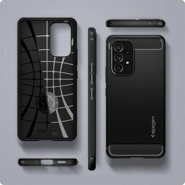 SPIGEN RUGGED ARMOR GALAXY A53 5G MATTE BLACK