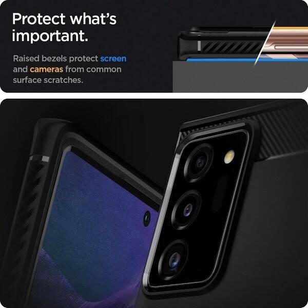 SPIGEN RUGGED ARMOR GALAXY NOTE 20 ULTRA MATTE BLACK