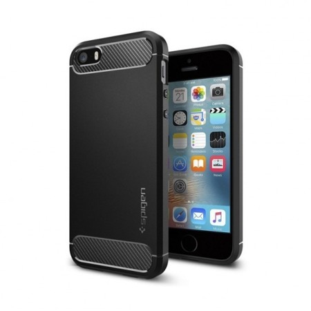 SPIGEN RUGGED ARMOR IPHONE 5S/SE BLACK