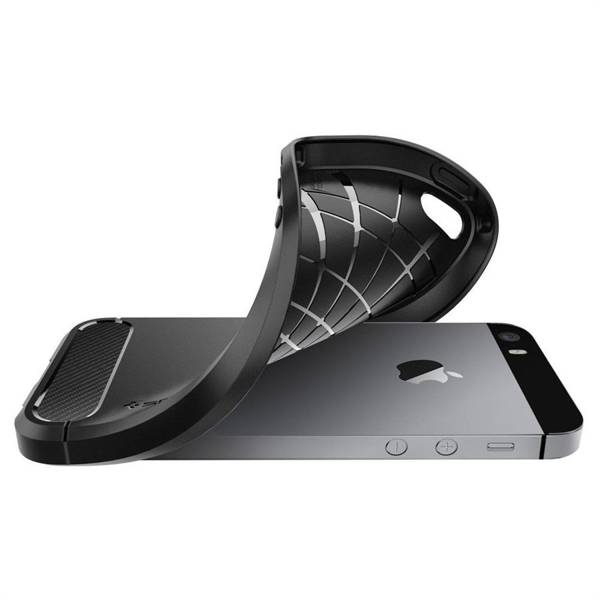 SPIGEN RUGGED ARMOR IPHONE 5S/SE BLACK