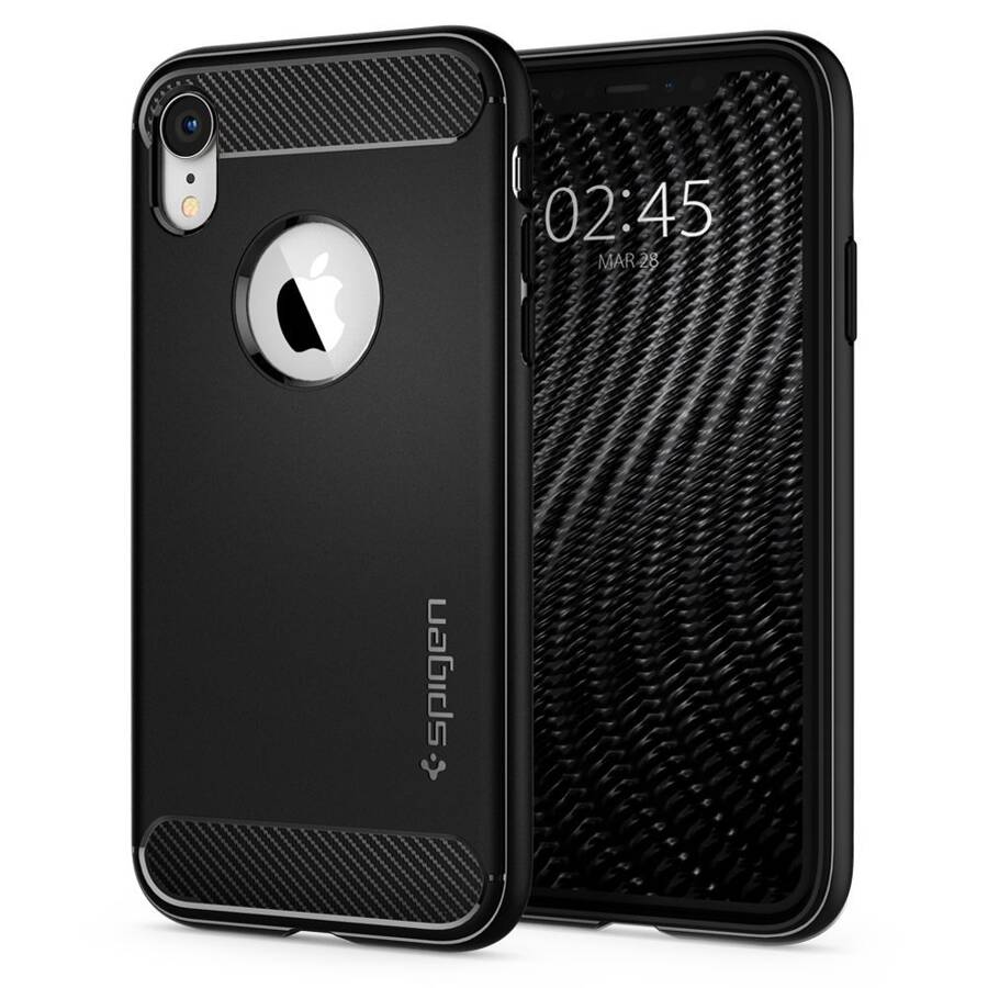 SPIGEN RUGGED ARMOR IPHONE XR MATTE BLACK