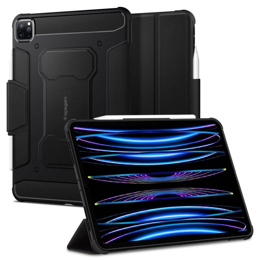 SPIGEN RUGGED ARMOR ”PRO” IPAD PRO 11 2 / 3 / 4 / 2020-2022 BLACK