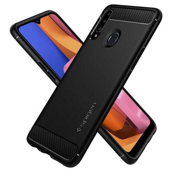 SPIGEN RUGGED ARMOR SAMSUNG GALAXY A20S MATTE BLACK