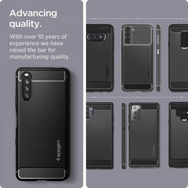 SPIGEN RUGGED ARMOR SONY XPERIA 10 III MATTE BLACK