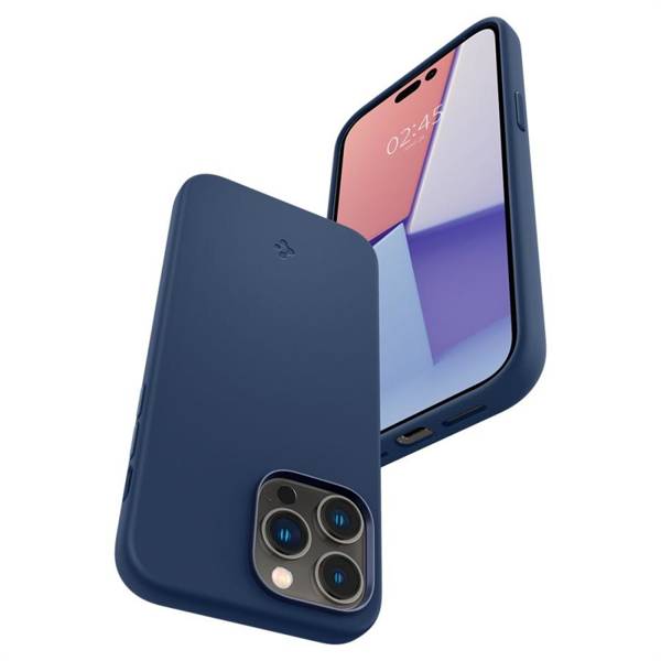 SPIGEN SILICONE FIT MAG MAGSAFE IPHONE 14 PRO NAVY BLUE