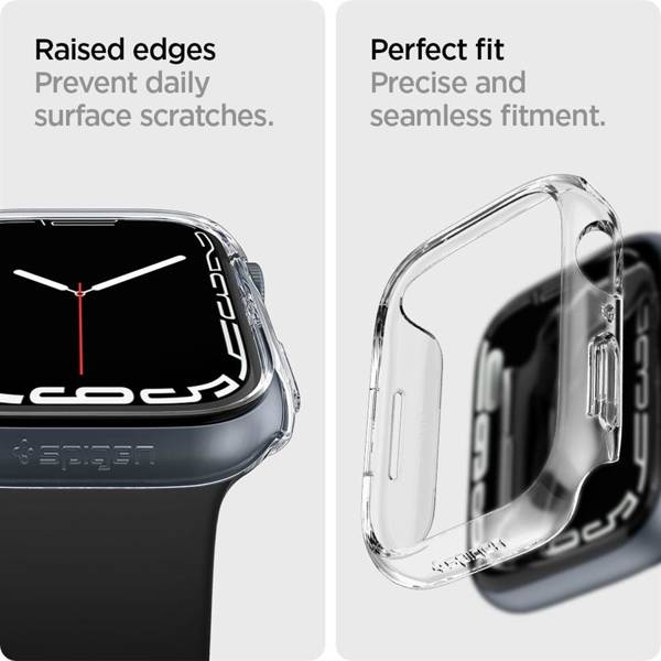 SPIGEN THIN FIT APPLE WATCH 7 (45MM) CRYSTAL CLEAR