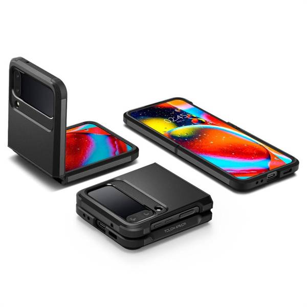 SPIGEN TOUGH ARMOR GALAXY WITH FLIP 4 BLACK