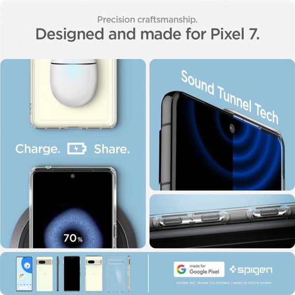 SPIGEN ULTRA HYBRID GOOGLE PIXEL 7 CRYSTAL CLEAR