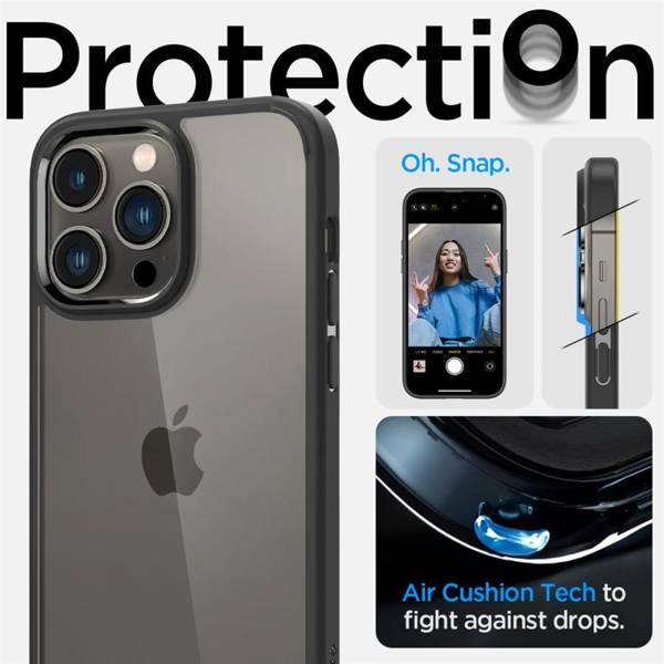 SPIGEN ULTRA HYBRID IPHONE 14 PRO MATTE BLACK