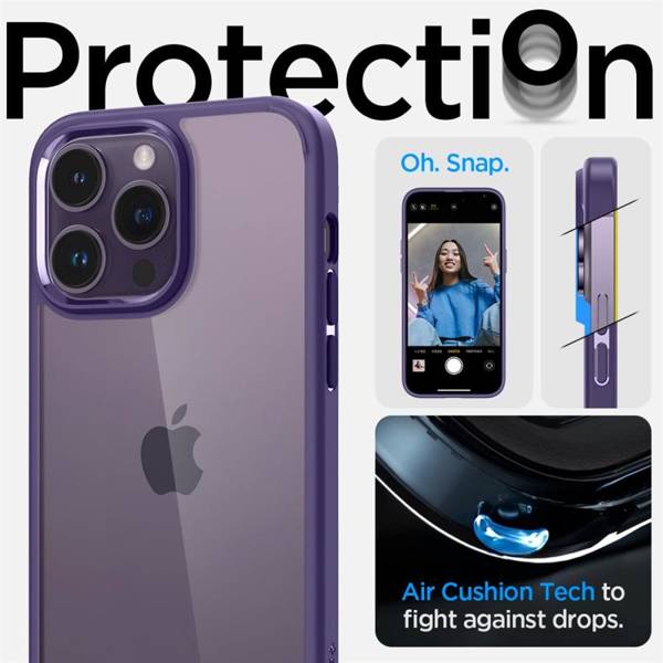 SPIGEN ULTRA HYBRID IPHONE 14 PRO MAX DEEP PURPLE