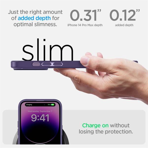 SPIGEN ULTRA HYBRID IPHONE 14 PRO MAX DEEP PURPLE