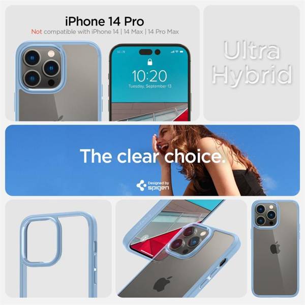 SPIGEN ULTRA HYBRID IPHONE 14 PRO SIERRA BLUE