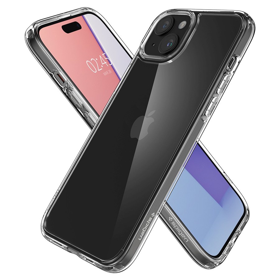 SPIGEN ULTRA HYBRID IPHONE 15 PLUS CRYSTAL CLEAR