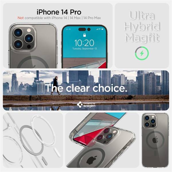 SPIGEN ULTRA HYBRID MAG MAGSAFE IPHONE 14 PRO GRAPHITE