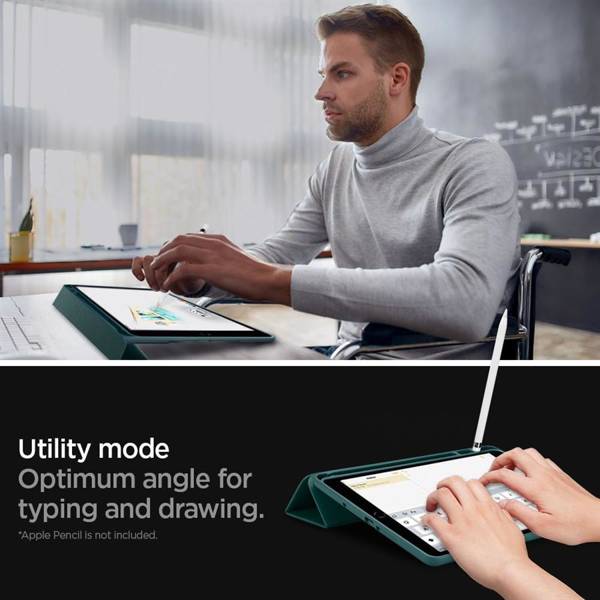 SPIGEN URBAN FIT IPAD 10.2 7 / 8 / 9 / 2019-2021 MIDNIGHT GREEN