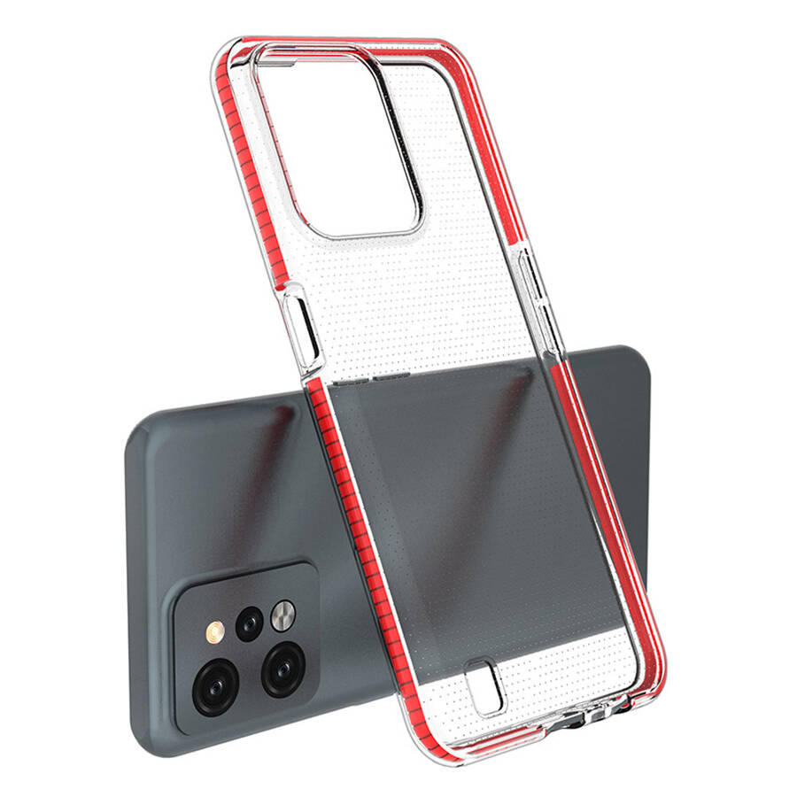 SPRING CASE CASE FOR REALME C31 SILICONE COVER WITH FRAME BLACK