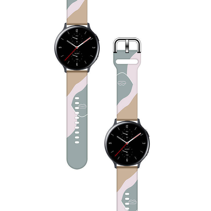 STRAP MORO BAND FOR SAMSUNG GALAXY WATCH 46MM SILICONE STRAP WATCH BRACELET PATTERN 17