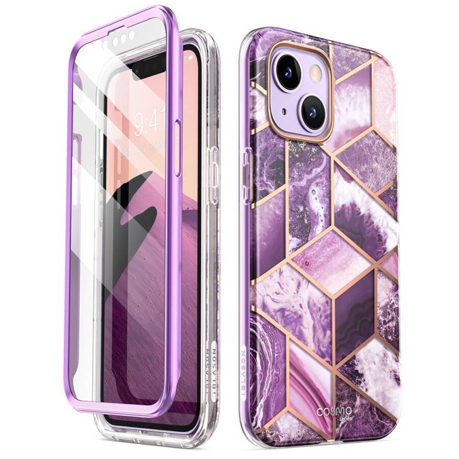 SUPCASE COSMO IPHONE 14 PLUS / 15 PLUS MARBLE PURPLE