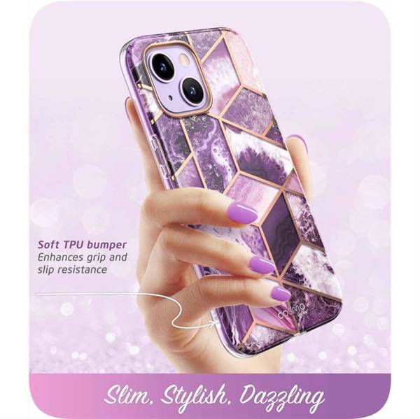 SUPCASE COSMO IPHONE 14 PLUS / 15 PLUS MARBLE PURPLE