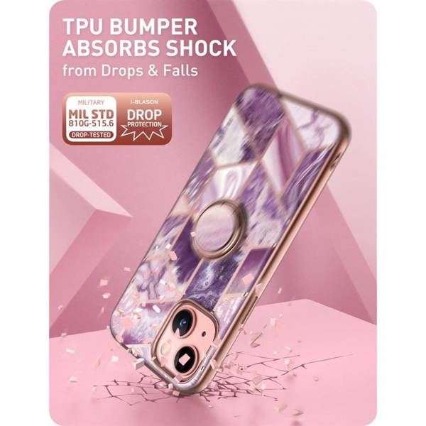 SUPCASE IBLSN COSMO SNAP IPHONE 13 MARBLE PURPLE