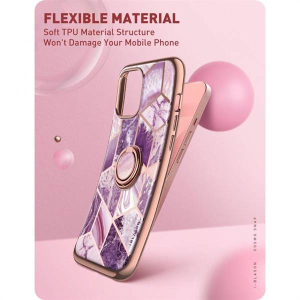 SUPCASE IBLSN COSMO SNAP IPHONE 13 MARBLE PURPLE