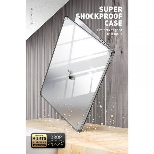 SUPCASE UNICORN BEETLE CLEAR MACBOOK PRO 16 2021-2022 BLACK