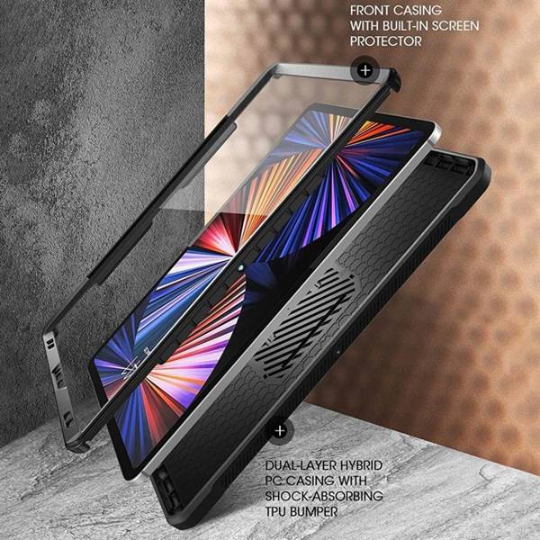 SUPCASE UNICORN BEETLE PRO PENCIL IPAD PRO 11 2021 BLACK