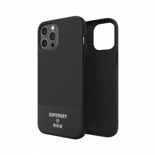 SUPERDRY MULDED CASE CANVAS IPHONE 12 PRO MAX BLACK
