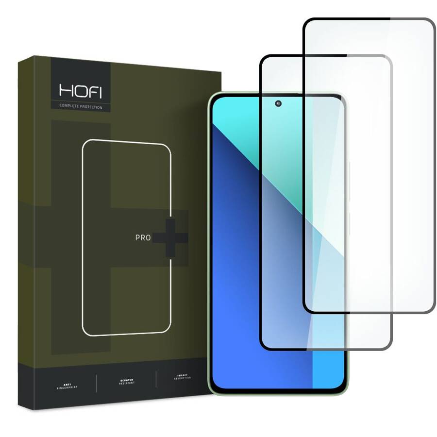 SZKŁO HARTOWANE HOFI GLASS PRO+ 2-PACK XIAOMI REDMI NOTE 13 4G / LTE BLACK