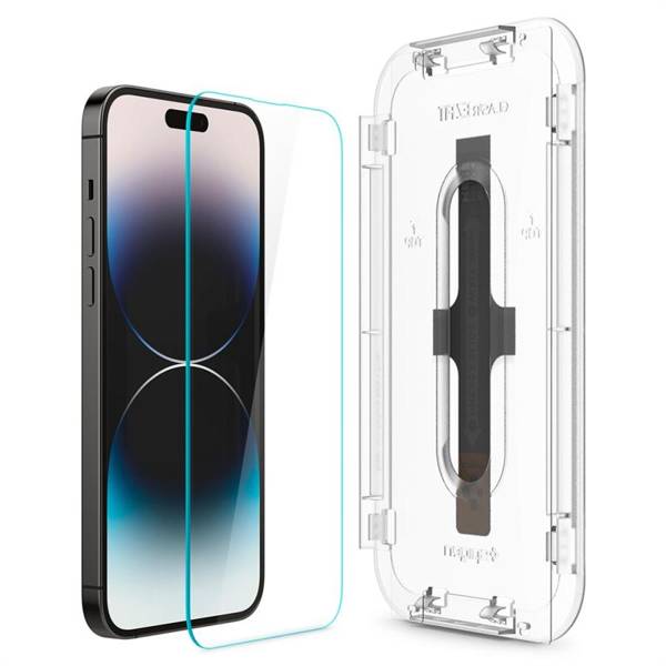 SZKŁO HARTOWANE SPIGEN GLAS.TR ”EZ FIT” 2-PACK IPHONE 14 PRO MAX CLEAR