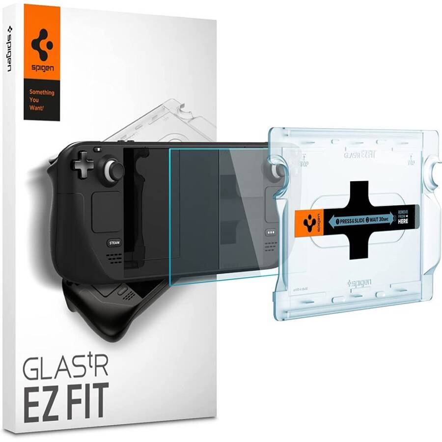 SZKŁO HARTOWANE SPIGEN GLAS.TR ”EZ FIT” STEAM DECK / OLED CLEAR