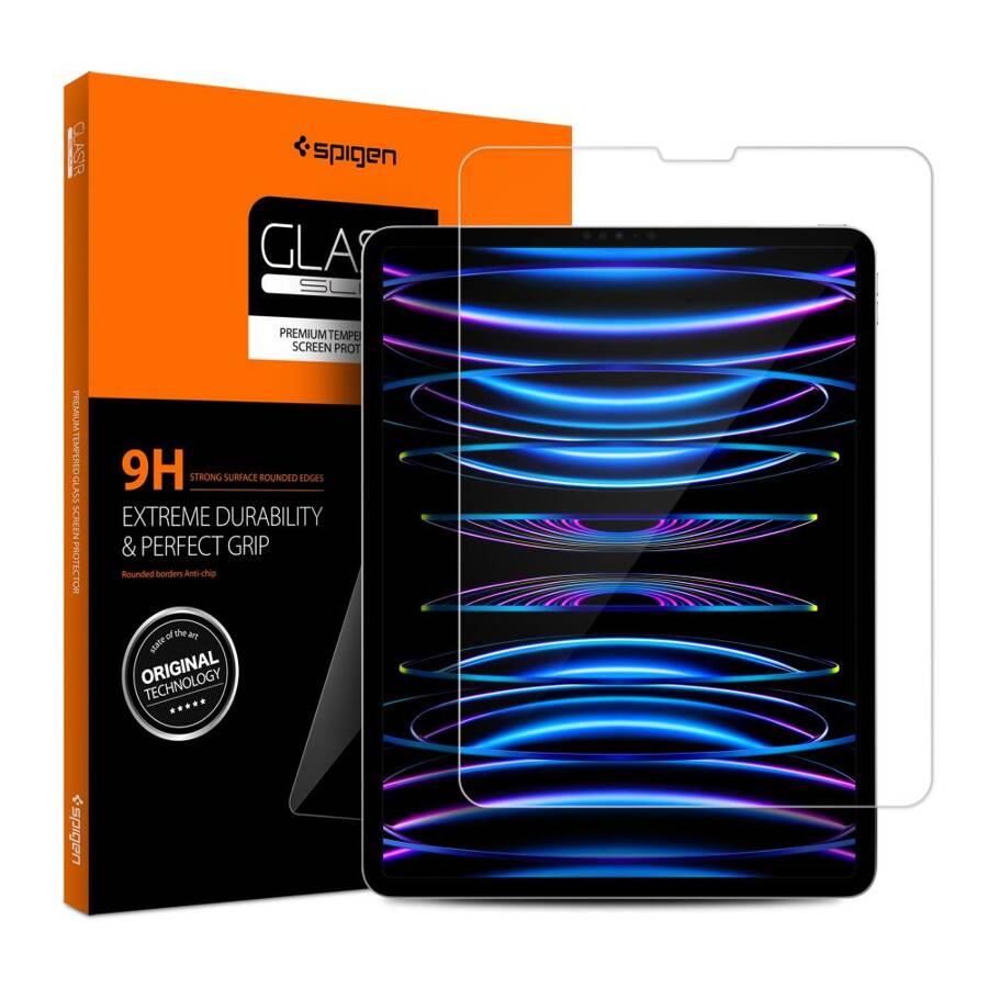 SZKŁO HARTOWANE SPIGEN GLAS.TR SLIM IPAD AIR 10.9 4 / 5 / 2020-2022 / PRO 11 2 / 3 / 4 / 2020-2022 CLEAR