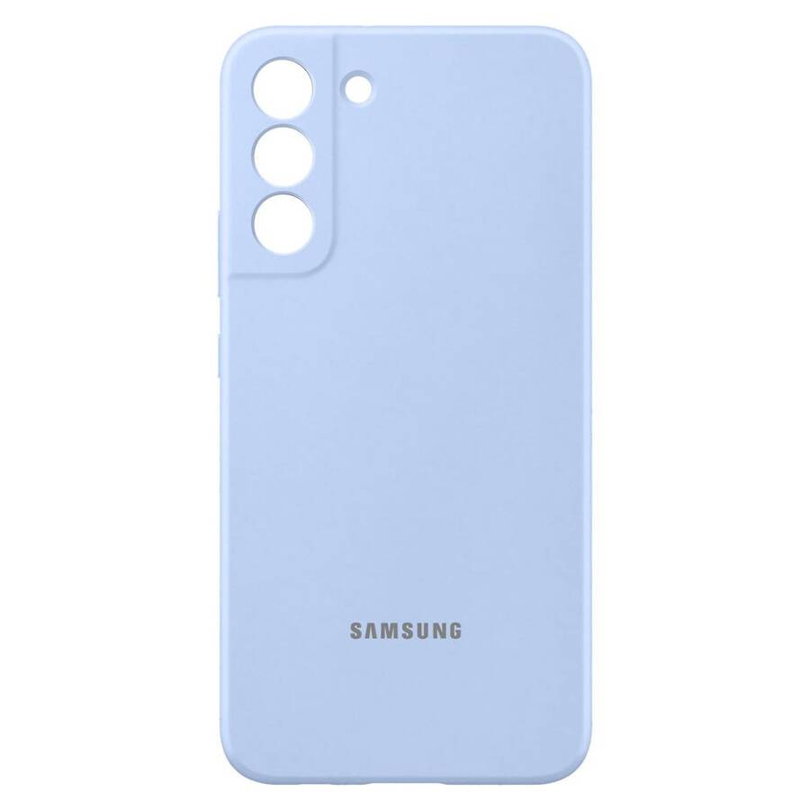 Samsung Silicone Case for Samsung Galaxy S22+ 5G S906 EF-PS906TLE Silicone Cover blue Damaged packaging