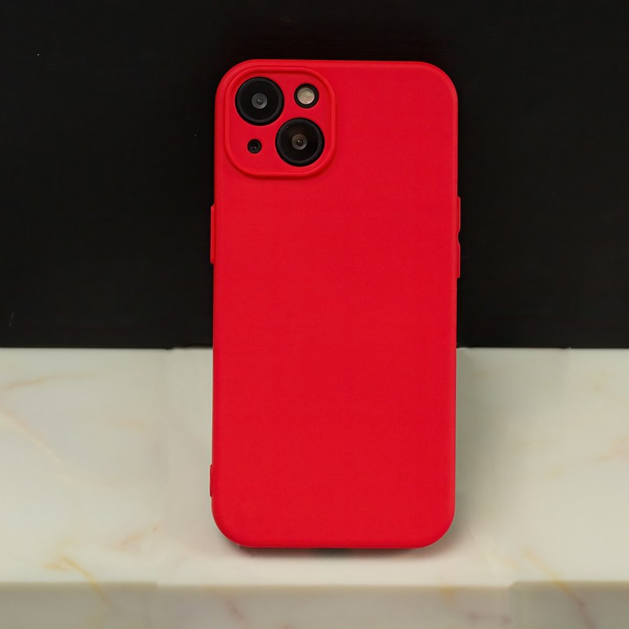 Silicon overlay for iPhone 14 pro max 6.7 "red